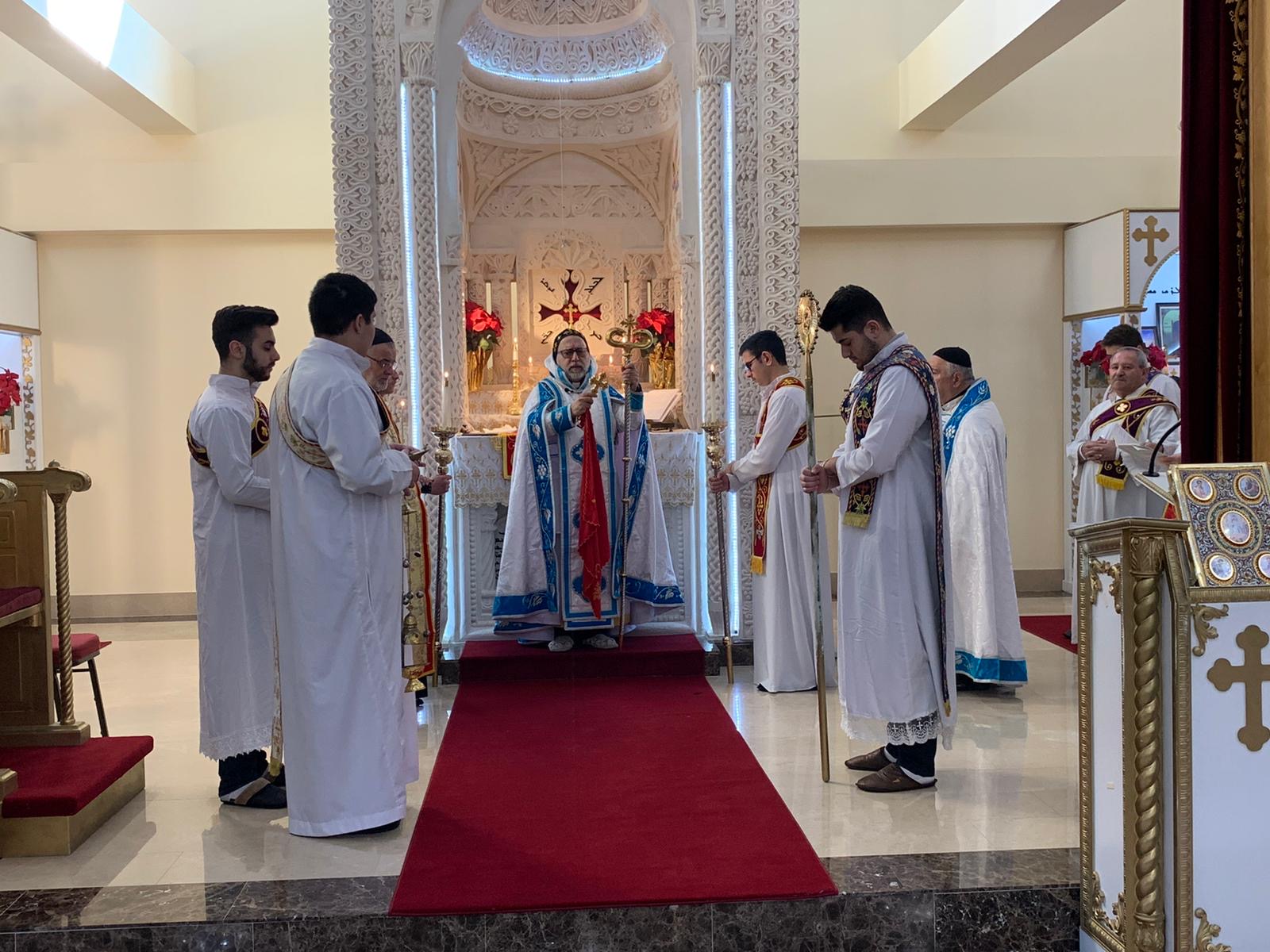 Holy Qurbono at Mor Gabriel Church in Haworth, New Jersey Syriac