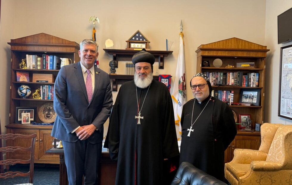 His Holiness Patriarch Mor Ignatius Aphrem II met Congressman Darin Lahood in Washington, D.C.