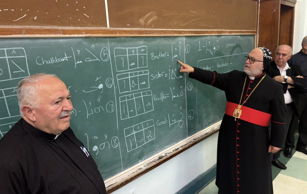 His Eminence Mor Dionysius John Kawak visits the Mor Gabriel Suryoyo Madrashto.
